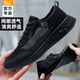 
361 men's shoes 2025 summer new hollow breathable casual mesh shoes lightweight large mesh one foot pedal sports shoes [big mesh] all black-2221 42
