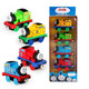 Otros de alta calidad Fuerte Magnetic Thomat Train Aloy Car Doble Retorno Magnético Scooter Inercial Modelo Boy Toy 2 Carriage + 2 Cabeza