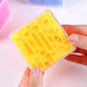 Yuxuan Ling Zhuoma Sechsgesichtige Labyrinth Perlen Spielzeug 3D Dreidimensional Magic Cube Bälle kreative Geschenke für Männer und Mädchen 3-6 Jahre alte Kinder Blau 8 cm Farbboxverpackung