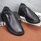 
Belle Trail Series Breathable Punching and Hole Sandals Men's Hollow Leather Shoes Men's Soft Sole Dad's Shoes Genuine Leather Business Men's Shoes Black 6198 Hollow 37 This model is one size larger