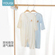 Youqi Baby Kleidung Onesie Summer Jungen und Mädchen Langsamen Pyjamas Ha-Shirt Kinderkriechkleidung reine Baumwollknochen ohne Klimaanlage Kleidung