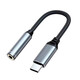 Funny Pig (GAGZ) headphone adapter typec to 3.5mm hole audio head suitable for Huawei vivo Xiaomi oppo support listening to music and talking voice converter cable Apple 15/16 Samsung [full compatible aluminum shell model] TypeC to 3.5mm [digital with cable]