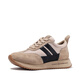 Bella Lily cut off code clearance promotion autumn and winter casual dad shoes women's sports forrest Gump shoes breathable versatile thick sole to increase height BG15928-Apricot color 35