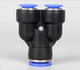Zhuocheng pneumatic trachea plastic tee joint PY8