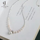 Juvia Pearl Necklace Queen Princess Style Broken Silver Necklace Shijia Pearl Niche Design High-end Clavicle Chain Broken Silver Pearl Necklace Gift Box