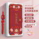 翰鸥斐oppoa58手机壳reno10翻盖a3pro皮套a1s防摔a2pro新款a58x包a57a97男a5a56女reno4se挂绳a72高a55 p655月兔戏花(红)-挂绳红 OPPO Reno
