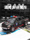 Jingruo liu Open Door ALLIAG DODGE RAM PICHUP MODEAU MODÈLE SIMULATION Boy Car Police 110 Collection de jouets pour enfants Ornements Black Fire / Police Car / Ambulance