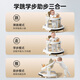 木允瑶德国婴儿学步车宝宝防o型腿防侧翻2025新款儿童多功能小孩手推车 经典版-若映咖(餐盘) 加厚全封闭底盘/高低可调
