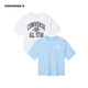Converse 2-pack Converse children's jz T-shirt boys short-sleeved children's half-sleeved cotton casual round neck t-shirt top sky blue + white 150 /72 recommended height 140-152cm