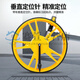 溥畔滚轮测距仪滚尺测量轮高精度测量器机械数显手推式测距小推车 大轮机械式(DL9712)+收纳袋+卷尺