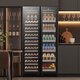 Bai Kailun double-door wine cabinet with constant temperature and humidity double-door light luxury ultra-thin seamless embedded home air-cooled frost-free villa tea beverage liquor wine fruit preservation refrigerated display cabinet 1.8 meters丨Dual temperature zone丨Double ice bar丨 680L thick section