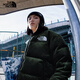 The North Face North Down Jacket Women's 1992 Nuptse Mode doppelseitige Down Jacke 831J Koh/Green XL