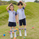 
Tongran Primary School Student Class Summer Short-Sleeve Sportswear Set Red British College Style Graduation School Uniform Kindergarten Clothing 9902 Short-Sleeve + Shorts 160 Size