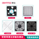 Dema Cabinet Silent Cooling Fan 220v Industrial Axial Flow Fan 12038 Double Ball Bearing Round Metal Mesh 15051 Double Ball 220V