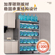 Kezhitu Kitchen Storage Rack Rack Rack Floor Multi-couches Multi-couche Ferping Forping Ranget Armoret Momening Multi-Fonction Cupboard Dining Side Armort Armoire de rangement Cabinet Volcanique (Version épaissie) Longueur de 6 couches 50 Wideur 3524