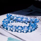 Eternal symbol natural Nepal London blue Swiss blue topaz bracelet bracelet gift for women and men 7a + about 10mm blue topaz