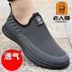 
Old Man Toe (LRT) 2025 new mesh shoes autumn breathable mesh shoes flying knit sports shoes middle-aged dad shoes high-end non-slip XYR15933 black men's high-end non-slip soft sole 38