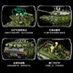 Qizhi Chuang (QZCX) Bloques de construcción Juguetes del tanque militar Compatibles con el modelo LEGO Modelo del Día del Niños de 6 a 15 años Regalo de cumpleaños de un niño de control remoto grande [3580 partículas]
