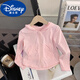 Disney Girls' Sun Protection Clothing Summer Thin 2025 New Children's Ice Silk Hooded Sun Protection Jacket Baby Summer Skin Clothing White Sun Protection Clothing 110 Recommended height 100cm