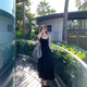渝鼎福 白色吊带连衣裙女夏季穿搭防晒开衫外套气质海边度假套装长裙 法式吊带连衣裙白色 M