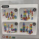 
Magnetic sheet building block color window ball magnetic assembly magnet magnetic suction assembly children's iron-absorbing stone toy 3524 Hongxing magnetic sheet 64PCS