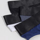 Couleur solide à taille basse masculine u convex élastique de glace serrée en soie sexy sous-vêtements en t-trousseur lisse hanp