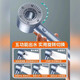 
Xiaomi intelligent supercharged shower shower nozzle filter faucet bath heater flower bath pressure shower head 1047 Blue 5 supercharged water purification shower + 2 meters tube + bracket