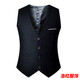 Ayub oral vest men's spring and autumn Korean style trendy suit men's large size suit vest vest casual professional vest groomsmen navy blue / style 4XL 155-170Jin Jin equals 0.5 kg