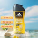 Adidas adidas Herren Shampoo Duschgel Sportmassage Badeduft Drei-in-eins-Shampoo Eroberung 250 ml