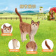 Sile Farm Kitten Bulldog Hunde Haustier Simulationsmodell Sammlung Ornament Spielzeug Great Dane 13962