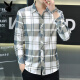 
Playboy (PLAYBOY) summer new ice silk long-sleeved shirt men's plaid casual shirt top thin sun protection jacket trendy inch clothes Flagship official boutique] apricot color [long sleeve] 719 L 105-119Jin [Jin equals 0.5 kg]