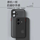 Swanko is suitable for Apple 16 mobile phone case iPhone 16 mobile phone case matte ultra-thin full-cover lens protective case anti-fall independent button - 16 matte black red