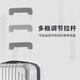 Vandia suitcase men's large capacity 24-inch universal wheel trolley case air travel bag password box women's leather box silver