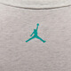 Nike (Nike) Jordan Jordan Jordan Women's Slim Fit Camiseta impresa Summer NUEVA Soft IB7029 051 Color Tick Birch Color xs