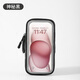 Mobile phone arm bag, running bag, summer sports arm bag for men and women, wrist bag, arm bag, wrist bag, special arm bag for morning running, mobile phone arm bag with shoulder strap, pink