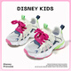 Disney Childre's Shoes Girls Summer Single Net Shoes Dad Chaussures Casual Sports Chaussures Brestable DST1211 Peach 34