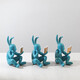 
Simple reading rabbit ornaments cartoon living room wine cabinet study room wall cabinet TV display cabinet home decoration light luxury reading rabbit