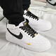 Shoe laces are suitable for Nike Nike Air Force One AF1 white and black hot cashew nut flower dunk flat shoe rope [white hot hot] ink laces 120cm (1 pair, single size