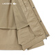 LACOSTE【王一博同款】法国鳄鱼男装25春夏标准版防泼水行政夹克|BH7027 CB8/驼色 S (165) 46