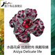 Feiyu light luxury peony flower brooch high-end exquisite fashion with coat suit corsage pin buckle high-end women's luxury temperament red peony flower