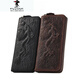
PLOVER top layer cowhide three-dimensional large dragon pattern long wallet zipper clutch genuine leather retro style wallet men's wallet 2081 Crazy Horse leather brown