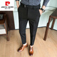 
Pierre cardin spring and summer slim-fitting small feet trousers black business casual nine-point trousers K686 navy nine-point trousers 33 Suggested 140-152 Jin [Jin equals 0.5 kg]