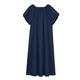 Jingqi (JOYNCLEON) maternity dress summer thin dress trendy mother fresh maternity summer dress small Korean version maternity dress blue XXL