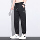 Jüdische Freizeithosen für Männer Sommer Neue lose Bindungsfüße Arbeitskleidung Harem Hosen Stretch Sport lässig lange Hosen für Männer 809 Armee Green + 809 Khaki L.