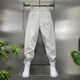 Feidi Sen Meng Bruder Hosen für Herren Sommer Dünnstil Trendy Sports Harem Hosen für Jungen losen elastische Bindungen Füße Casual Herrenhosen 675 Off-weiß (Sommerdünnstil) 31 (Empfohlen 120-130jin [Jin gleich 0,5 kg]))