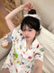 
Tan Beiman Crayon Shin-shirt Japanese three-piece set Crayon Shin-shirt women's summer thin short-sleeved trousers cute card KK-14140 [short-sleeved] three-piece set M-code [recommended 80-100Jin [Jin equals 0.5 kg]]
