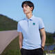 
Han Feinu Country Garden Property Workwear T-shirt Customized Logo Thin Summer Ice Silk Enterprise Group POLO Short-sleeved Workwear 677 Light Blue Country Garden L