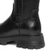 Zhuoshini thick-soled boots for women in autumn and winter plus velvet tall knight boots for small people, no more than knee boots, black 36