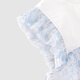 YEEHOO Children's Skirt Summer Refreshing and Breathable Girls Floral Skirt Dress Angel Blue 80 cm