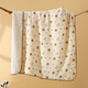 
Hao'e Baby summer cool quilt, newborn children's Doudou blanket for babies' special kindergarten air conditioning spring and autumn pure cotton cover blanket and quilt, baby Doudou blanket [Little Bear-100*100cm]